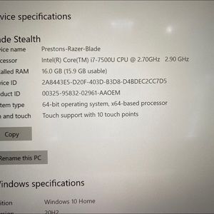 Gun Mettle Edition Razer Blade Stealth